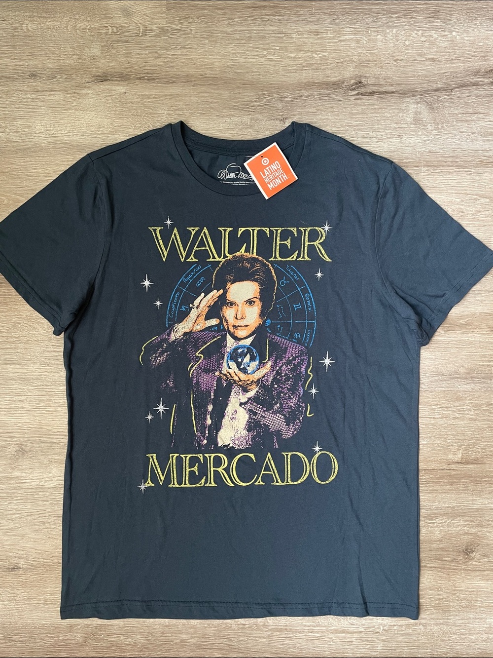 NWT Walter Mercado astrology t-shirt size large